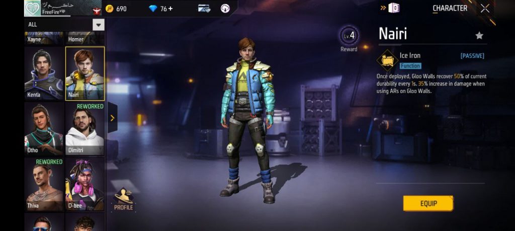 قدرت کاراکتر ناینری